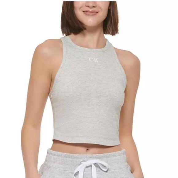 Calvin Klein Tops - Calvin Klein Performance Women's Racerback Crop Top size Large New